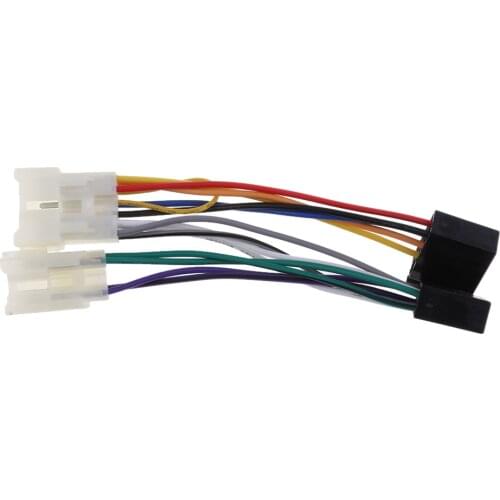 Car Audio ISO Standard Harness Installation Cable For Toyota Yaris ISO Lead Plug and play