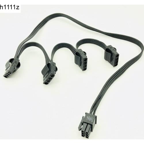 PCI-e 6Pin Male 1 to 4x Molex 4Pin Power Supply Cable Port Multiplier for CORSAIR RMx Series RM1000x RM850x RM750X RM650x RM550x