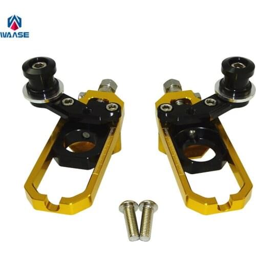 Waase For Kawasaki Ninja ZX6R ZX-6R 2005 2006 2007 2008 2009 2010 2011 2012 Chain Adjusters with Spool Tensioners Catena