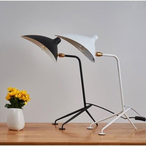Nordic Minimalist Table Lamps Postmodern Iron Table Lamp For Living Room Bedroom Study Desk Reading Light E27 Night Bedside Lamp