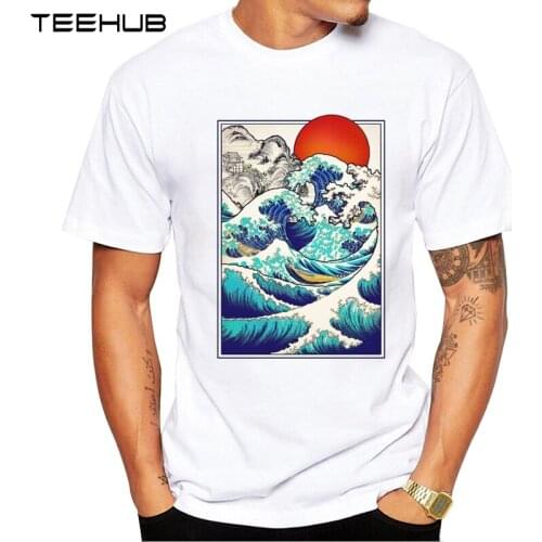 New Arrivals 2019 TEEHUB Cool Mens Fashion Asian Tides Design T-Shirt Short Sleeve O-neck Tops Hipster Tee