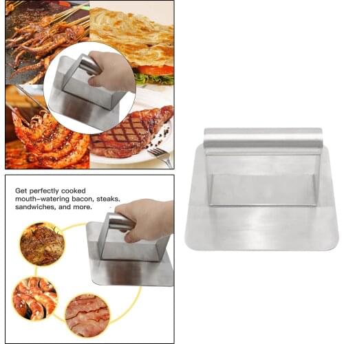 Grill Press Meat BBQ Grill Press Kitchenware Bacon Presser Spatula for Kitchen