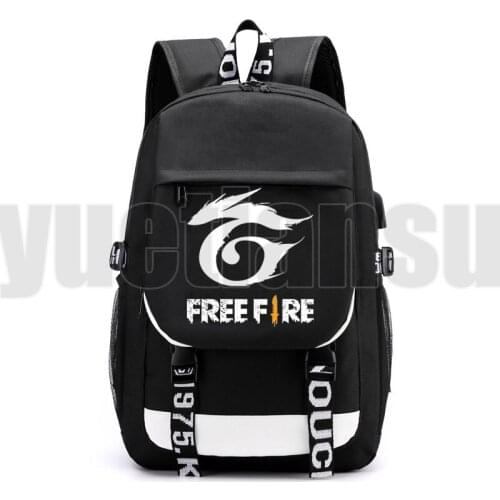 New School Bags for Teenage Girls Boys Women Travel Bags Game Free Fire Garena Roupa Angelical Backpack Softback Kpop Back Pack