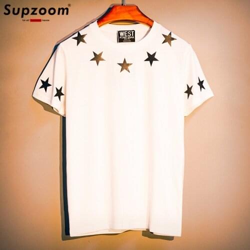 SUPZOOM Men's T-shirts With Inscriptions