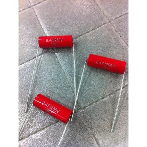 Suq 10Pcs Audiophiler Axial MKP 0.47UF250VDC HIFI DIY audio grade capacitor for tube guitar amps