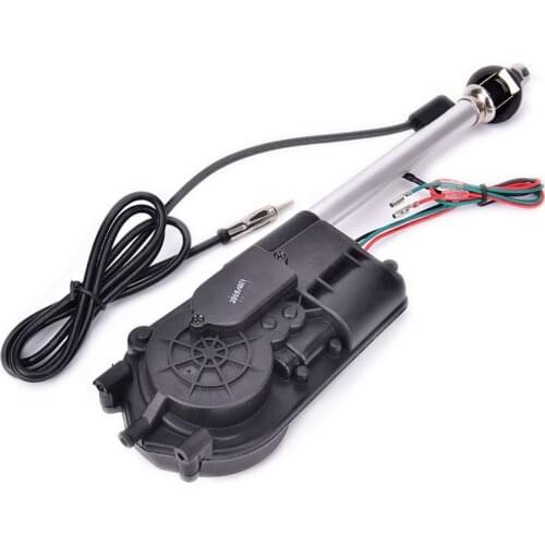 Universal Car Auto AM FM Radio Mast Power Electric Aerial Automatic Antenna Kit