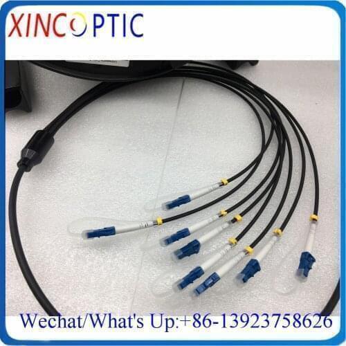 100M 8F,MM OM1 62.5/125,8Fibers LCUPC-LC/SC/FC/ST LSZH/TPU 8Core Multimode Armored Fiber Optic Patch Cord CPRI FTTA Cable Jumper