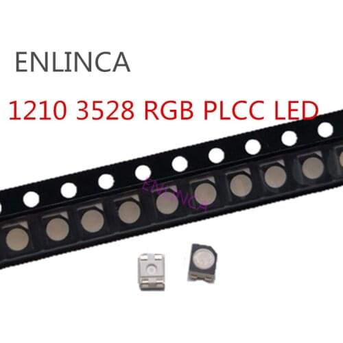 100pcs RGB POWER TOP 1210 3528 SMD SMT PLCC-2 PLCC-4 LED Red Green Blue New