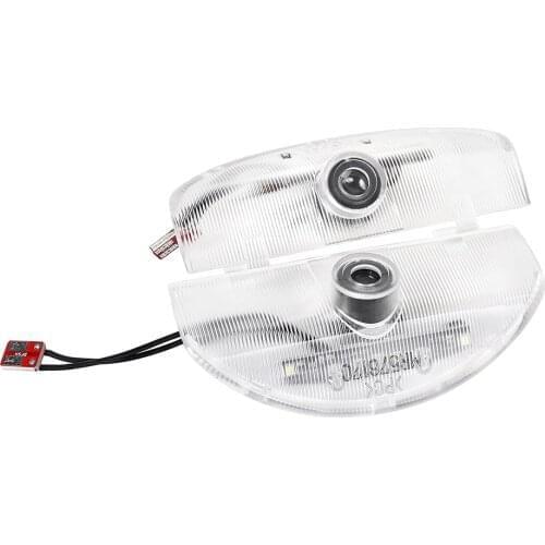 2Pcs For Mitsubishi Montero Pajero 2006-2020 Grandis 2003-2011 LED Car Welcome Door Logo Projector Light Accessories Decoration