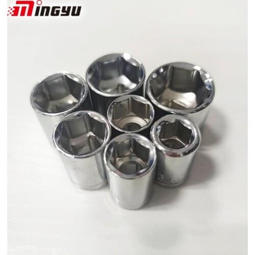 3/8" Drive Inch Hex Wrench Head Set Ratchet Spanner Seelves Tools Kit 3/8 7/16 1/2 9/16 5/8 11/16 3/4 Nut Removal Hand Tool