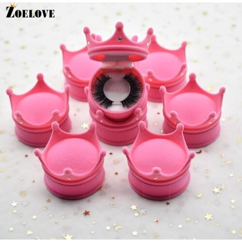 3D Mink Lashes Box Case False Eyelashes Wholesale Fake Lash Cases Packaging Mink Eyelashes Box Package Natural Eyelash Packaging