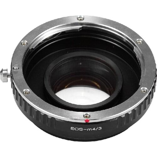 Focal Reducer Speed Booster Turbo Lens Adapter for Canon EF EOS Lens to m4/3 mft GF5 GF6 GX1 GX7 EM5 GH4 GH3 BMPCC
