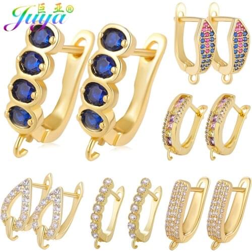 Juya DIY Womens Earring Making Accessories Supplies Handmade Gold Silver Color Earwire Fixture Lever Shvenzy Earring Hook Clasp