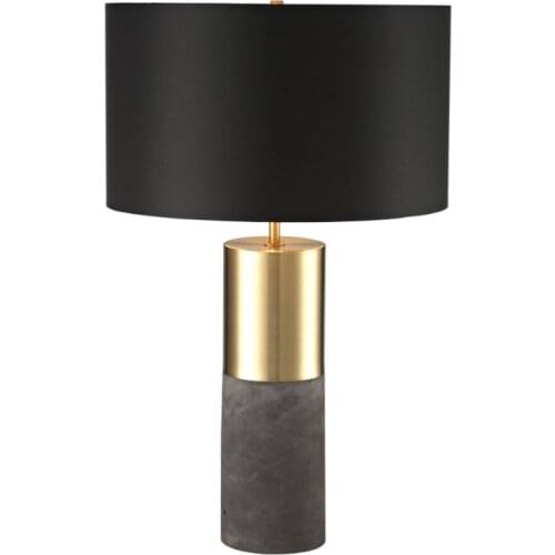 American postmodern model room cement column decoration atmosphere design soft decoration designer personality desk lamp