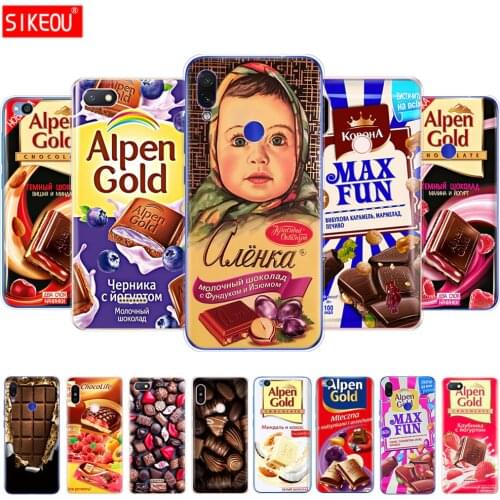 Case for redmi 6a 6 pro 7 7a 8 8A case cover for xiaomi redmi note 8 8T 7 6 pro redmi go case mi 9 LITE alenka bar chocolate