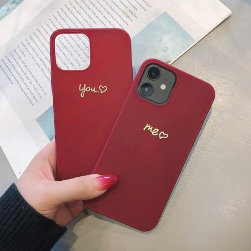 Love Me You Cover For iPhone 6 6s 7 8 Plus X XR XS MAX iPhone SE 12 Mini 11 Pro Max Case Soft Silicone Protective Cases