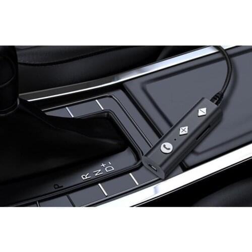 Black Bluetooth 5.0 Receiver Music Transmitter Adapter For Earphone Easy Use