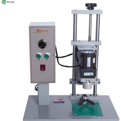DDX-450 desktop automatic capping machine electric capping machine plastic bottle cap sealing machine, mineral capping device