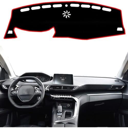 For Peugeot 3008 4008 2017 2018 Auto Dashboard Cover Dashmat Mat Pad Sun Shade Instrument Protect Carpet Car Styling Accessories