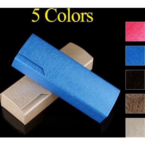 Optical Glasses Box Spectacle Case Hard Safe Eyeglasses Case Myopia Iron Sheet Reading Glasses Square Boxes Magnet Handmade Box