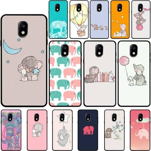 YNDFCNB Cartoon cute elephant and rabbit Phone Case For Samsung Galaxy J7 J6 J6PLUS J8 J4 J4Plus J7DUO J7NEO J2 J5 J6 J7 Prime
