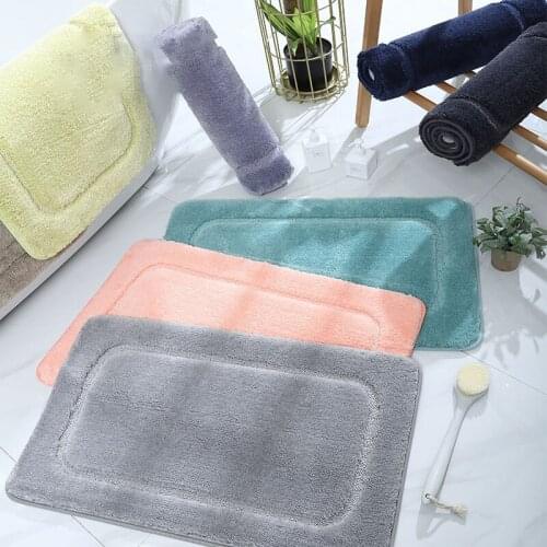 Bathroom Bath Mat Set Toilet Rugs Anti Slip Shower Carpets Set Home Toilet Lid Cover Shower Room Rug Bedroom Floor Mats Bath