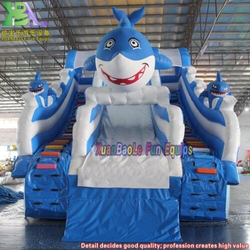 ​Commercial Grade Big Whale Theme Inflatable Pool Water Slide For Inground Pools