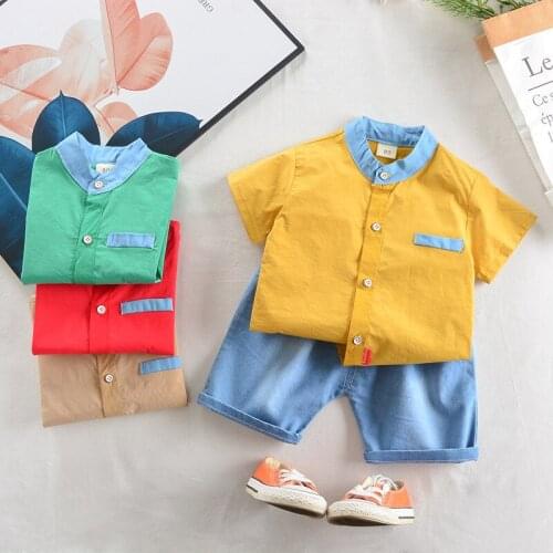 Baby Boys New Clothing Sets 2021 Summer Kids Girls Clothes Short Sleeve T-shirt+Shorts Boys Sport Suit Children Clothing