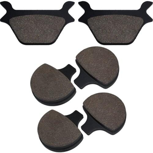 Yerbay Motorcycle Parts Front and Rear Brake Pads For Harley Davidson FXD FXDL FXDWG FXR FXRS FXRT FXRS FXRT FXLR 1987-1999