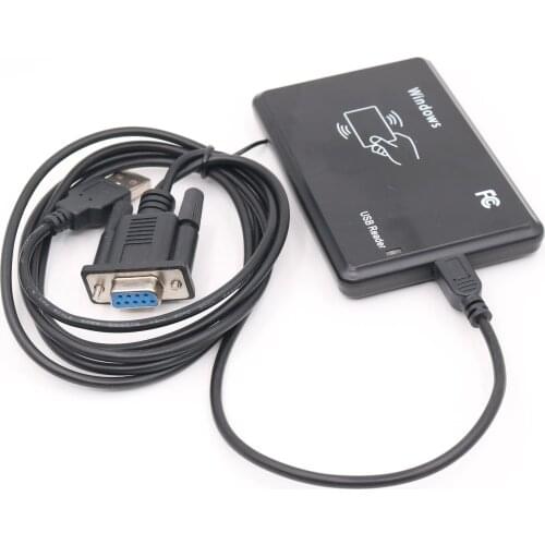 RS232 RFID 13.56Mhz IC Reader ISO14443A S50 S70 Card Reader Serial Port