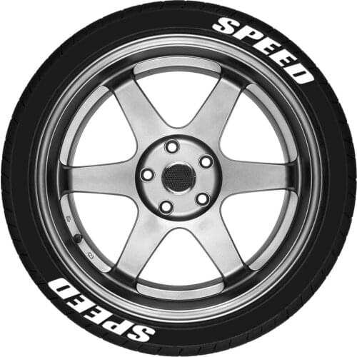 Stickers Universal Car Tire Decals Reflective Adhesive Tire Decoration Cool Speed Blade-type Car Wheel Sticker Tire Styling