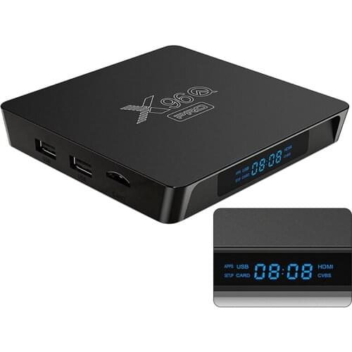 X96Q Pro Set-Top Box Player 2G+16G Android 10.0 TV Box H313 Quad-Core Wifi Home Media HD Network Player