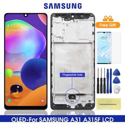6.4" Original A31 Lcd For Samsung Galaxy A31 LCD Display Touch Screen Digitizer Assembly Replacement For Samsung A315 A315F Lcds