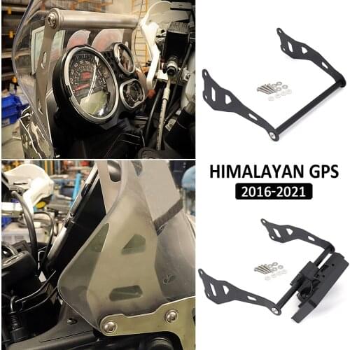 2021 2020 2019 2018 2017 2016 Himalayan Phone GPS Navigaton Plate Bracket Bar Mount Motorcycle For Royal Enfield Himalayan
