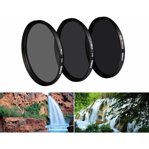 37/49/52/55/58/67/72/77/82mm Neutral Density ND 2 4 8 Lens Filter for Canon Sony