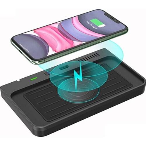10W Car QI Wireless Charger Wireless Charging Phone Charger Phone Holder Accessories For Ford Explorer 2020 2021