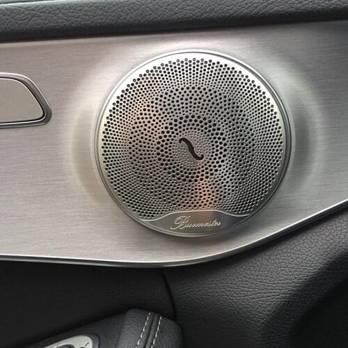 Auto Accessories For Mercedes Benz GLC Class X253 Car Styling High Pitch Loudspeaker Cover Audio Speakers Stickers Covers Frame