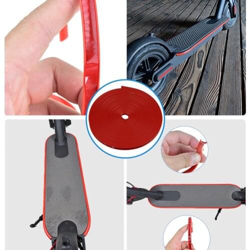 Bumper Protective Scooter Body Strips For Xiaomi M365 Electric Skateboard Car Scooter Parts Anti-collision DIY Decorative Strip