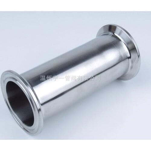 Free shipping 19mm-108mm for choose Tri-Clamp Spool, Lenght 100mm, Sanitary Stainless Steel SS 304