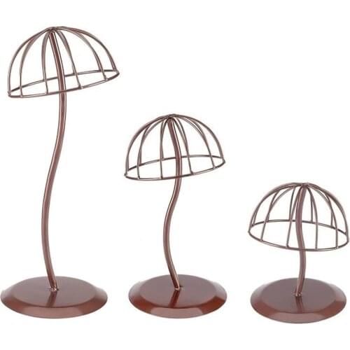 Hot Sale New Style Hat Display Stand Peak Cap Storage Rack Metal Bucket Hat Straw Hat Sunhat Wig Hairpiece Display Holder Rack