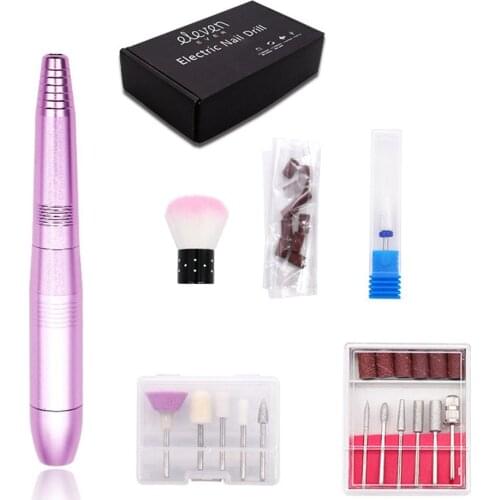 Usb Electric Manicure Grinder Exfoliating Scrub Armor Removal And Polishing Suit Professional Compact Electric Nail File