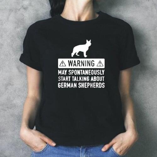 Harajuku T-shirt Women Tops German Shepherd Gift Short Sleeve Tee Shirt Femme Plus Size Casual Women T Shirt Camiseta Mujer