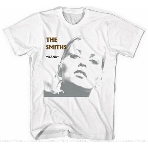The Smiths Rank Morrissey Unisex T-Shirt All Sizes White Cotton Summer Style Tops Tee Shirt