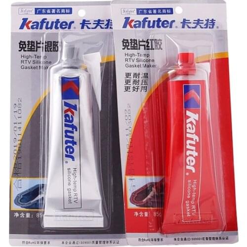 Kraft sealant silicone gasket free K-586 black glue K-588 high temperature red glue silver glue insulating glue