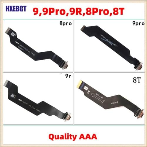 USB Charging Port Flex Cable Ribbon For Oneplus 9 , 9 Pro , 9R , 8 Pro , 8T USB Charger Plug Smartphone Repair Parts