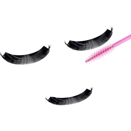 Individual Lashes Fluffy Eyelash Extension Faux Mink Soft Fiber Volume Flase Eyelash from Yogife Beauty