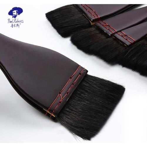 Official Paul Rubens Watercolor paint Scrubbing Brush Squirrel Hair Wood Baking Varnish School Drawing Paint for Art
