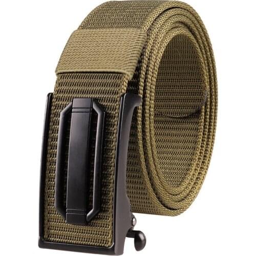 Concise Mens Belts Metal Slide Buckle Nylon Quick Drying Release Summer Jeans Accessories 3.4cm Width Outdoor Waist Strap Cinto