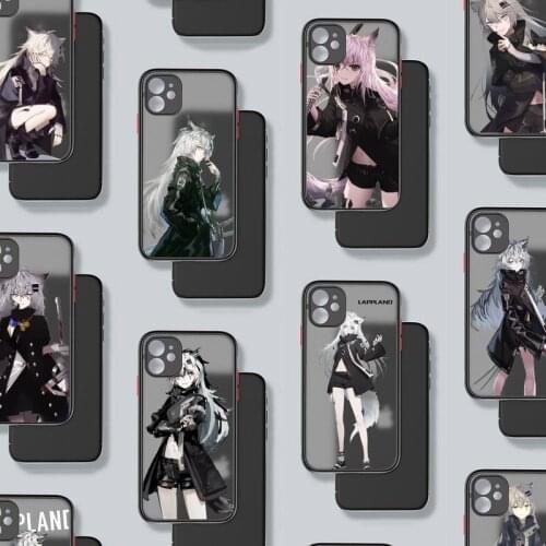 Arknights Lappland Phone Case Matte Transparent for iPhone 7 8 11 12 s mini pro X XS XR MAX Plus mobile bags coque shell funda