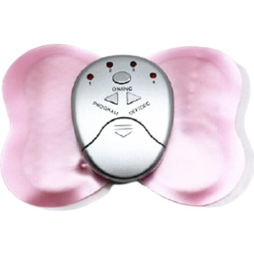 Mini Butterfly Massage Pad TENS Electrode Patch EMS Abdominal Muscle Stimulation Gym Workout Trainer Massager Fat Loss